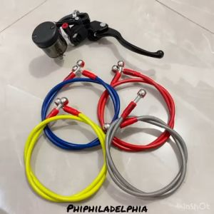 Paket Master Rem Kanan Plus Tabung Big Smoke Jumbo + Selang Rem Depan 95cm & 130cm Universal Motor Beat Scoopy Vario Mio