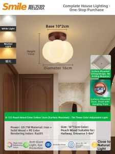 smeou | Cream Style Retro Ceiling Light