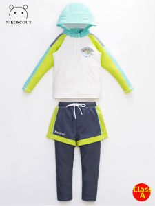 nikoscout | Sun Protection & Quick Dry Hooded Swimming Suit for Boys