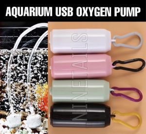 Portable Aquarium USB Oxygen Air Pump Fish Air Pump Fish Oxygen Pum Pam Udara Ikan Fish Pump Aquarium Pump 鱼气泵 Water Pump