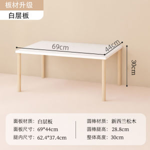 Wooden Layer Shelf Divider Cabinet Organizer Rack Non-Pierced Installation for Clothes And Hats in Closet And Cabinet