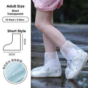 Disposable Rain Boot Covers for Adults And Children Thickened Waterproof Non-slip Outdoor Footwear for Rainy Days Student Use