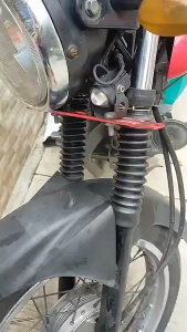 2Pcs Motorcycle Front Shock Absorber Dust Cover Heat-Resistant Natural Pure Rubber Dust Cover Shock Absorber Cover