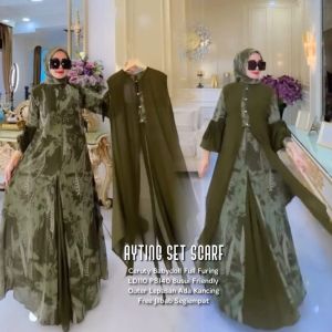 AYTING SET STANDART DAN JUMBO.SET PLUS OUTER PLUS JILBAB READY