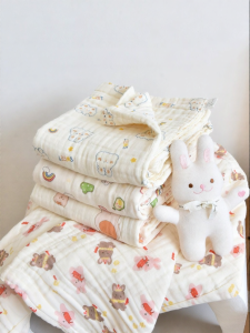 XIAOGUDUN | Cotton Multifunctional Infant Bath Towel
