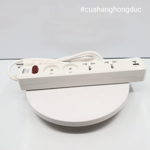 Ổ Cắm Điện 4 Lỗ USB Sạc Nhanh Type-C Lõi Sứ 2200W 4C2 SOPOKA