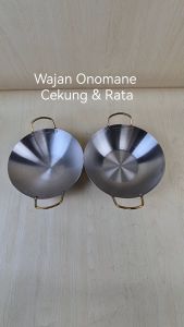Onomane  Wajan Penggorengan Kuali Wok Ukuran 24cm - 32cm