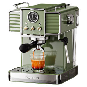 [China Plug Without Adapter] Petrus | Gift Household Semi-Automatic Espresso Machine