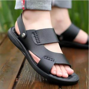 Jiaxun | Summer New Leather Anti-slip 2-in-1 Outdoor Sandals