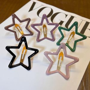 2pcs INS Style Star Hairpins for Women Girls Cute Hair Clip Barrette Fashion Hair Accessories
