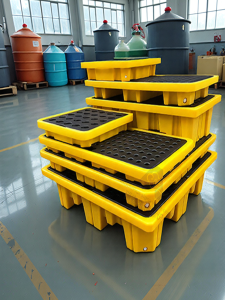 RUIKELAIXIANG | Secondary Containment Tray For Chemical Drums Leak Prevention Plastic Pallet