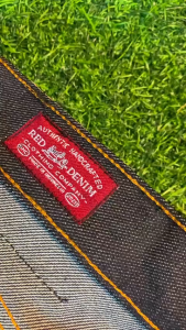 RED DENIM - Celana Jeans Pria Denim Selvedge Accent Sanforized 15 oz Premium High Quality Produc