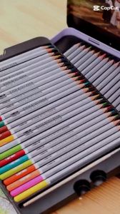 Bút Chì Màu Nước Cao Cấp Nusign - 48/72 Màu Tặng Kèm Cọ Vẽ - Dùng Dạng Khô Hoặc Nước Để Tô Vẽ Tranh --