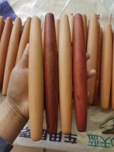 Mini Wooden Rolling Pin for Children Single Hand Dumpling Skin Small Size Kitchen Baking Tools No Fuzz No Paint No Wax