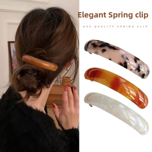 Semi-Tied Spring Hair Clip