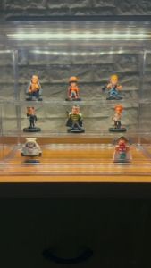 HOMU TOMEI Transparent Storage Display Box L Transparent Acrylic Action Figure Stand 2 Susun Tingkat Tangga Rak Pajangan Akrilik Transparan