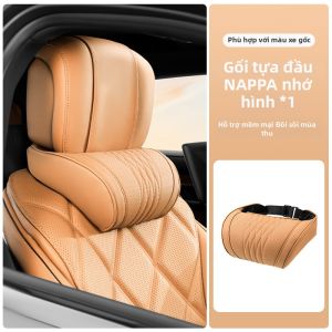 YORLELIE | Gối Hỗ Trợ Đệm Bọt Nhớ Hình Dạng Cho Cổ và Thắt Lưng Dùng trong Ô Tô