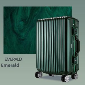 Diplomat | Shiny Luggage Rolling Suitcase