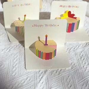 3D Pop-Up Birthday Card with Envelope Birthday Greeting Cards Perfect Party Supplies Great Gift to Family Friends Lovers