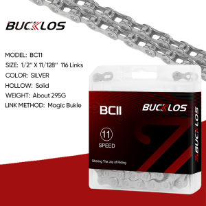 BUCKLOS MTB Bike Chain Road Bicycle Corrente 8/9/10/11/12S Mountain Bike Current 10 11 12 Speed Cycling 10S 9S 8S MTB Bike Parts