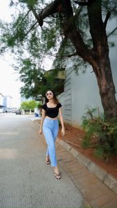 GOJINIEJEANS - Celana Panjang Highwaist Comfort Boyfriend Jeans Light Blue - 6435 - COMFORT BOYFRIEND