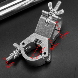 Aluminum Alloy Buckle Cross Universal Buckle Scaffold Buckle round Tube Connection Buckle Stage Lamp Hook Single Buckle Double Ring Buckle
