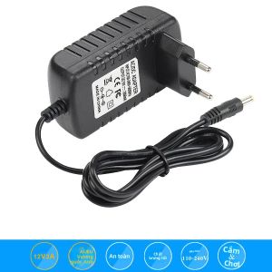 Bộ Chuyển Đổi Nguồn Điện AC100-240V Sang DC 12V 2.5A Cho Camera Quan Sát Giám Sát Đa Năng Nguồn Điện EU Âu Anh Mỹ Tương Thích Bộ Chuyển Đổi