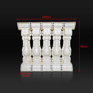 Ornamental Roman Column Molds Plastic Cement Casting