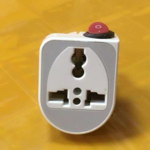Bolantedz Eu European Standard Germany Conversion Plug With Red Switch Multi-country Use Socket Plugs Adapter