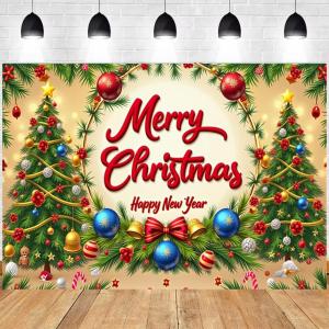 Merry Christmas Banner Christmas Home Decoraton 2025 Cristmas Drop Ornament Xmas Navidad Gift New Year 2026