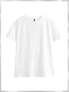 Men T-shirt Purified Cotton Short Sleeve Pajamas Summer round Neck Pullover Loose Casual White Tops Can Be Outerwear Homewear