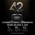 TWS Earbuds Earphone Bluetooth Vivan ENC Original Bergaransi Life 100. 