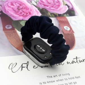Scrunchies Watchband for Huawei Watch Fit 5/Fit 4/ Fit 3/ Fit 4 Pro Elastic Strap Cloth Soft Fabric Wristband Bracelet for Women