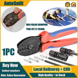 MC4 Solar Crimlicator Tool Kit LY-2546B | 2.5-6mm² Cable W/12 Pairs Connectors - Weatherproof Crimper For Pinoy Solar Panels (Farm & Home Installation)