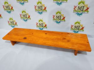 Wooden Dual Monitor Riser | Monitor Stand (T-Legs) | L-90cm/W-23-24cm/H-8-10cm