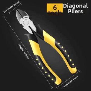 Household Stripping Long Nose Wire Cutter Pliers