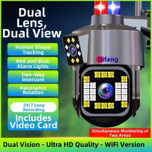 DIFANG | Wireless Remote Surveillance Camera 360 Degree No Blind Spot High Definition Night Vision