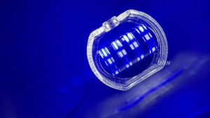 LAMPU DAYMAKER BILED 4 LED KIPAS ANGEL MOTOR BEBEK MATIC DEPAN VARIASI 3 IN 1