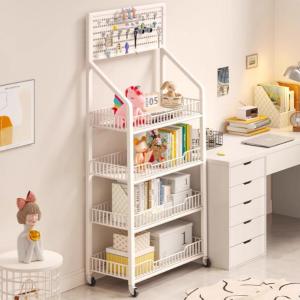 Movable Multi-layer Simple Combination Bookshelf