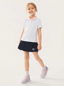 FILA KIDS PERFORMANCE TENNIS Girls Polo T-shirt (White)
