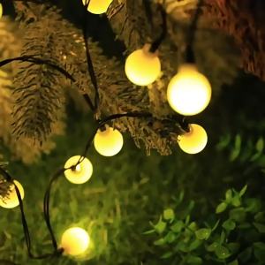 Đèn Dây Năng Lượng Mặt Trời Ngoài Trời 200LED Chống Nước Với 8 Chế Độ Đèn Sân Vườn Năng Lượng Mặt Trời Ấm Áp/màu RGB Trang Trí Theo Phong Cách Hiện Đại
