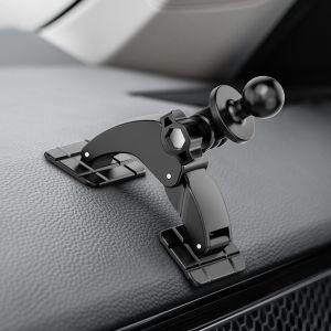 Universal 17mm Ball Head Car Dash Dual Self Adhesive Base 360 Degree Rotation Phone Holder Cellphone Support Bracket Accessories