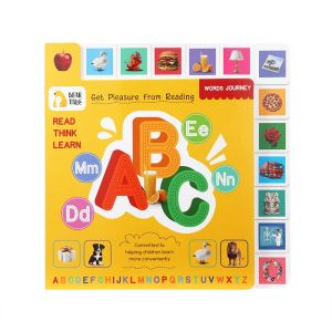 BEAR TALE Pull-the-Tab Board Book with 3 Themes English Educational Board Books for Kids Perfect for Early ABC 123 and Colors Cognition