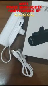 JAYA POWERBANK MINI: Travel Power Bank Kantong Powerbank Type C iPhone Lampu Emergency Mini Travel 5000mah P031