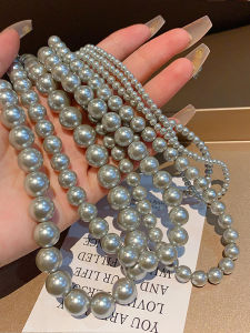 สร้อยคอไข่มุกสไตล์ยุโรป สร้อยคอโซ่กระดูกไหปลาร้าแบบอเนกประสงค์ แฟชั่น ไฮเอนด์ ดีไซน์เก๋ไก๋ สำหรับผู้หญิง อายุ 18-24 ปี