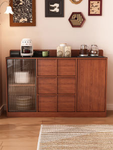 Vintage Style Solid Wood Sideboard Tea Bar Cabinet