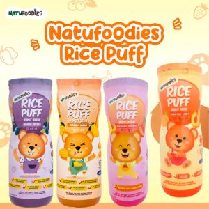 [Ready Stock] Natufoodies Organic Black Rice Puffs Puff (60g/Bottle) 4 Flavors Baby Kids Toddlers Healthy Snack 宝宝米饼零食健康 Bayi Snek