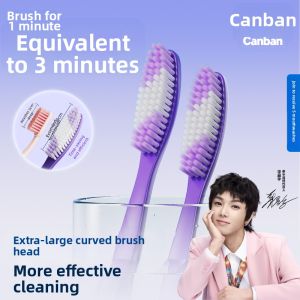Adult Long-Head Soft-Bristle Toothbrush Canban