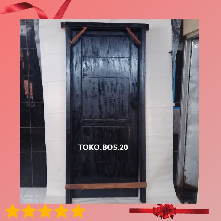 Redy Stok Daun Pintu Dan Kusen Warna Hitam Pintu Utama Dan Pintu Kamar