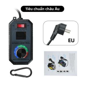 Aideepen | Bộ Điều Khiển Tốc Độ Động Cơ Công Suất Cao 4000W 10A AC 220V Ổn Áp SCR Cho Quạt Máy Mài Góc Ứng Dụng Công Nghiệp